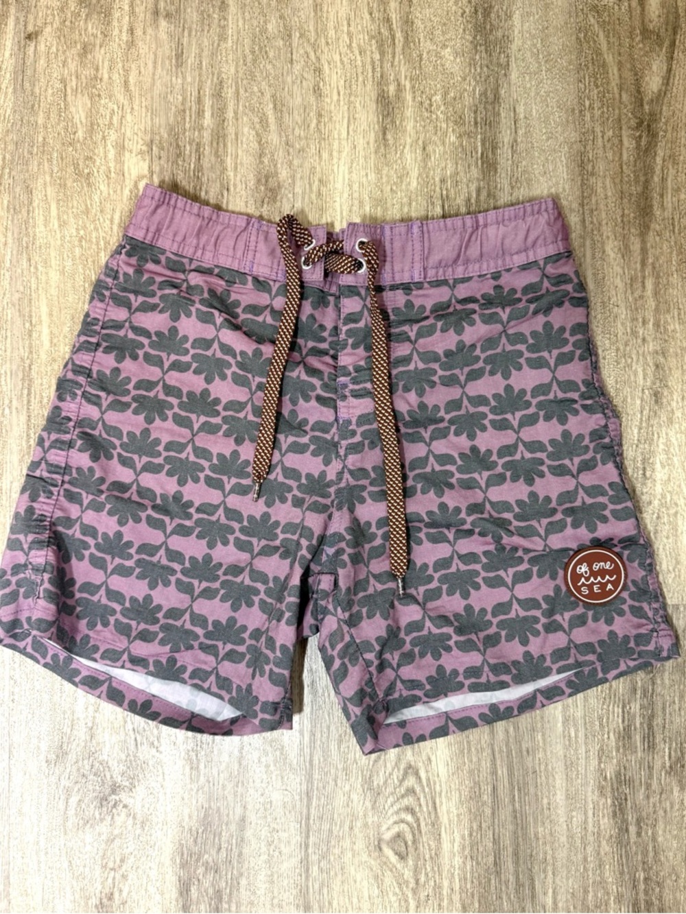 ‼️FLASHSALE‼️Of One Sea☀️Kids Townshorts In 70s Naupaka